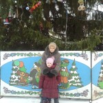 Екатерина Батанова с младшей дочкой Викой.