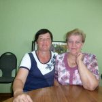 Социальные работники Е.В.Маркова и Т.Г.Русакова